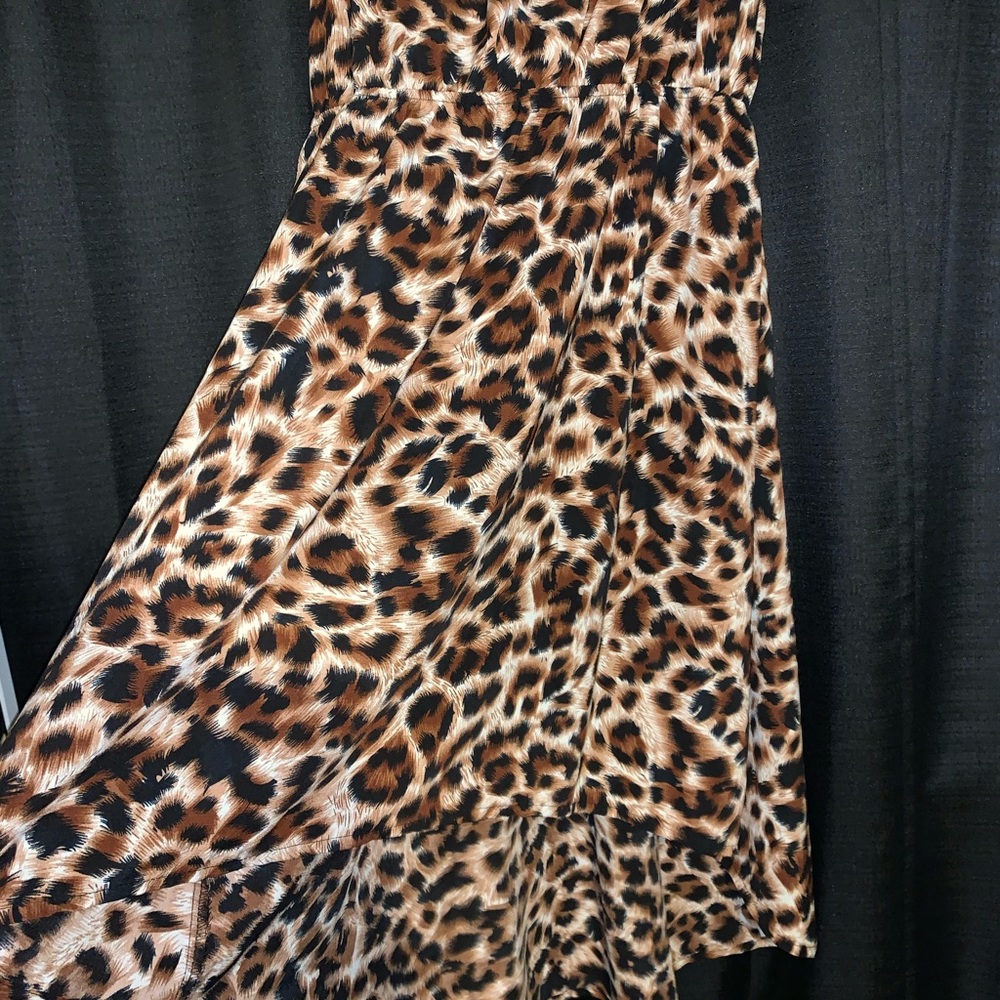Cheetah print dress